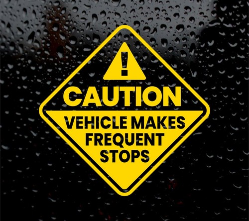 Caution this vehicle makes - caution,