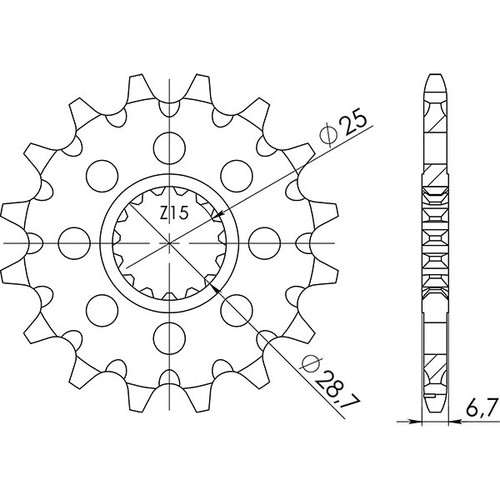 Sprocket p520 z14 - sprocket,