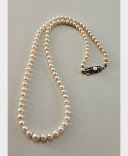 Vintage mikimoto akoya pearl - mikimoto,