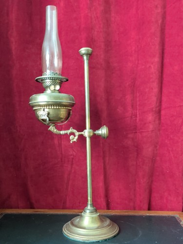Antique brass student oil - student,