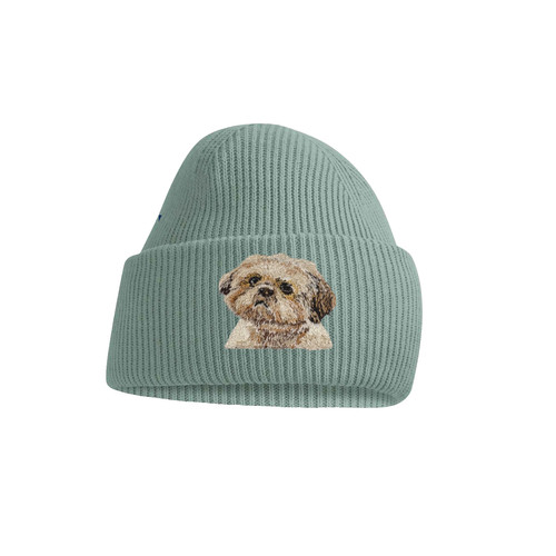 Shih tzu dog beanie hat - shih,