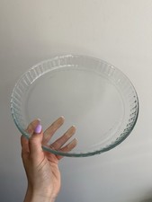 Vintage Pyrex Fluted Glass Pie