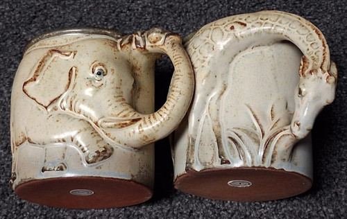 John buck pottery - mugs, 2