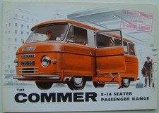 Commer PA 1600 8-14 seater Minibus Original UK Brochure No. 776A October 1961