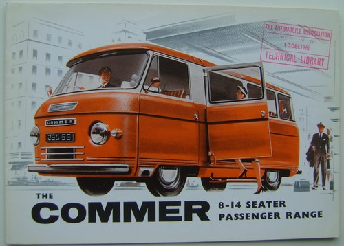 Commer 1600 14 - commer, seater