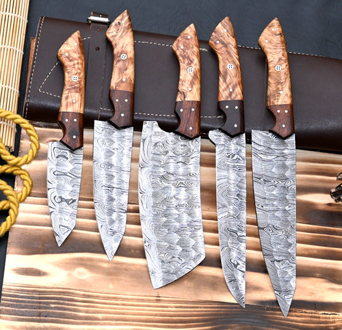 Custom handmade chef knife set - chef,