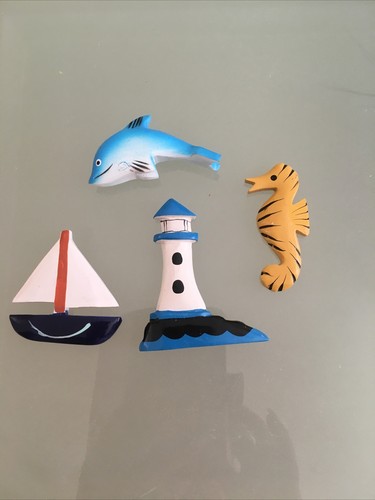 Wooden seahorse dolphin - seahorse,