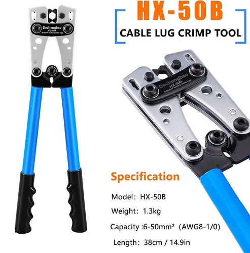 50mm plug crimp crimping - 6,