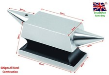 Mini Precision Anvil All Steel Construction Double Horn Model Jewellers Tool