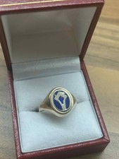 Masonic Vintage 9ct Gold Swivel Ring Size R