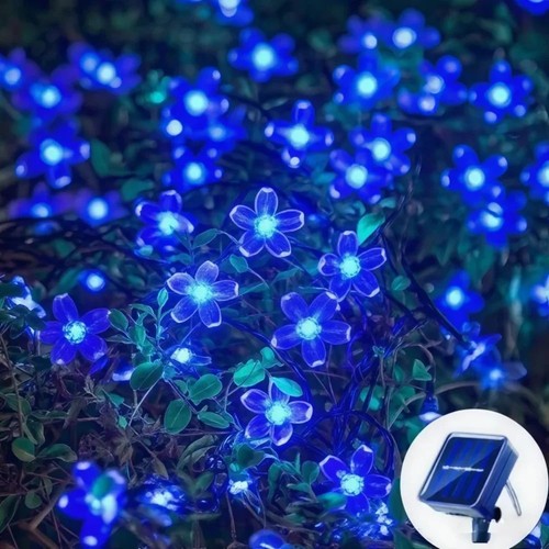 Solar garden flower string - solar,