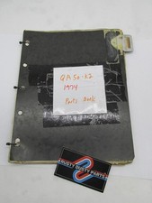 Honda Official Factory 1973 QA50 K2 2nd Edition Parts Catalog Manual