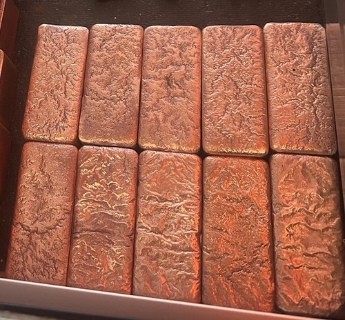 Copper ingot 8kg 2kg - copper, pure