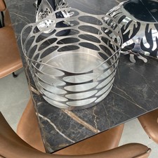 Stelton Embrace Stainless Steel Fruit Bowl 23cm Width, 17cm Height, Large