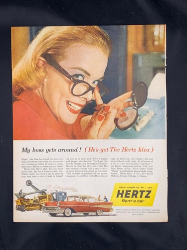 Magazine 1957 hertz - ad*,