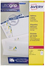 Avery Self Adhesive Address Mailing Labels, Laser Printers, 21 Labels Per A4 She