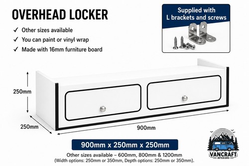 Campervan overhead cabinet top - campervan,