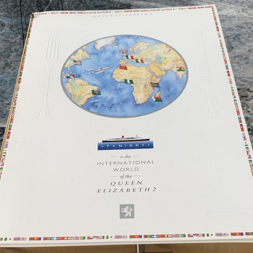 Queen elizabeth cunard menu - queen,