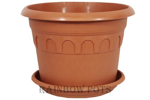 Plastic plant pots decor - plastic,