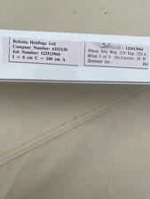 Vertical Blind Track and Louvres to fit a Patio Door Size