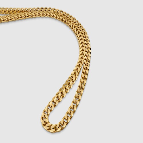 18k gold franco curb - gold,