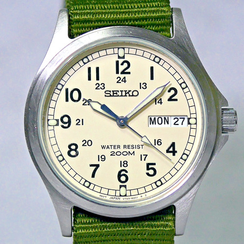 Seiko military v743 8090 - seiko, v743-8090