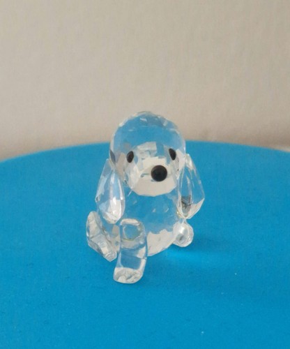 Swarovski crystal dog - crystal, damaged