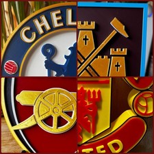 Deluxe Premier League | Championship | League 1 | League 2 Crests / Badges 