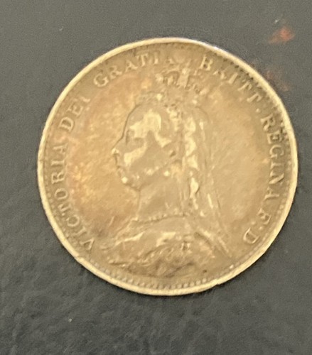 Queen victoria 1887 threepence - queen,