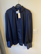 New Navy Long Sleeved Blouse