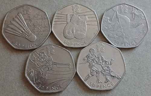 London olympic games 50p - -,