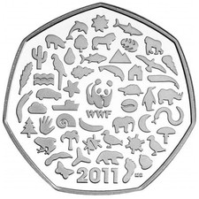 2011 WWF 50p Fifty Pence Coin