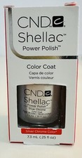 CND Shellac UV/LED Gel Nail Polish 7.3ml - Silver Chrome - UNBOXED