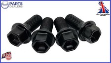 GENUINE MERCEDES 4x M14 x1.5 27mm 17mm SMALL RADIUS ALLOY WHEEL BLACK BOLTS LUGS