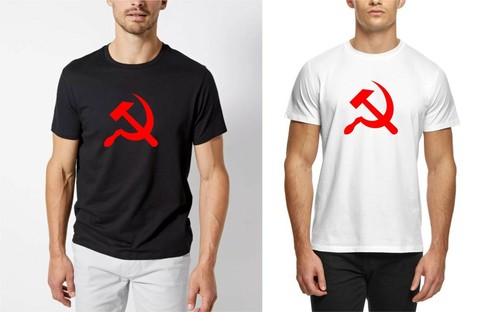 Mens hammer sickle t - mens,