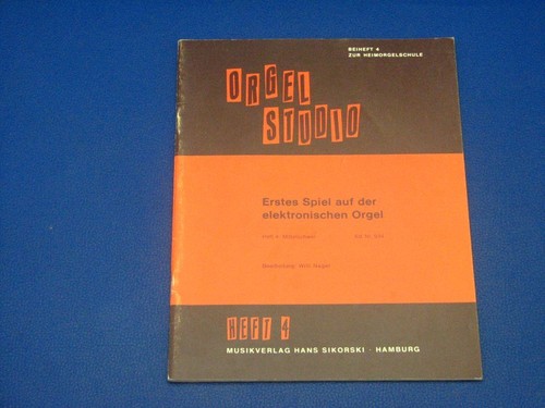 Organ notes studio book - notes,