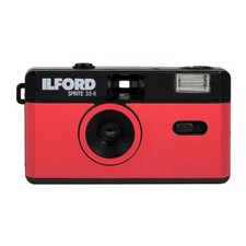Ilford Sprite35-II Reusable 35mm Camera - Black & Red