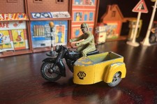 Vintage A Budgie Model Toy Die Cast AA Motorcycle & Sidecar 