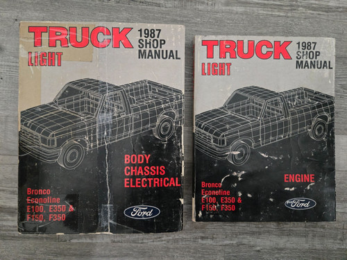 1987 ford truck shop manual - ford,