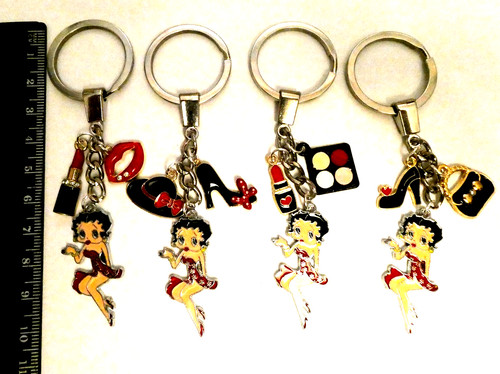 Betty boop keyring - keyring, ladies