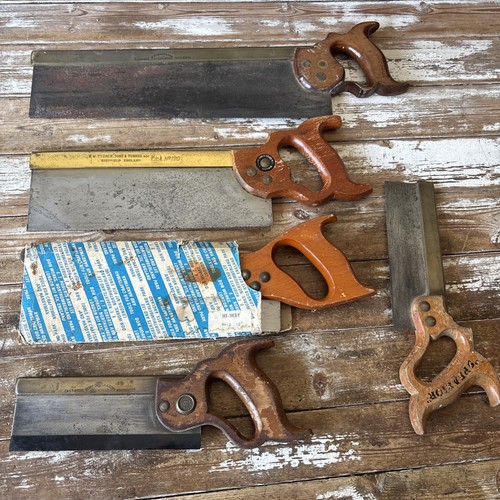 Vintage brass backed tenon - vintage,