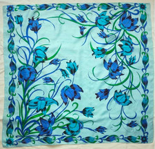Vintage Thai silk scarf -