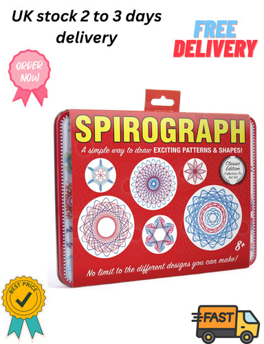 Spirograph retro tin create - spirograph,