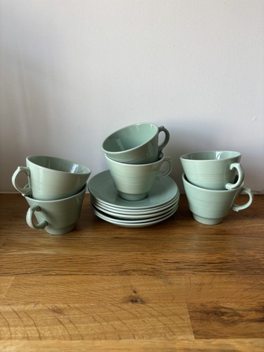 Woods ware beryl - teacups, &