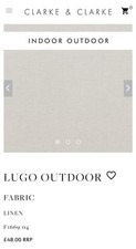 Clarke & Clarke Lugo Linen