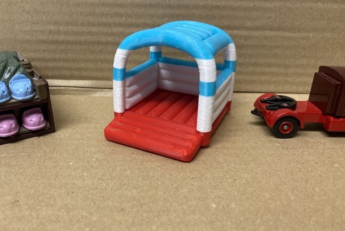 Custom made blue - made, white