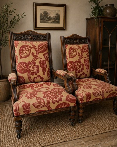 Pair antique victorian - victorian, solid