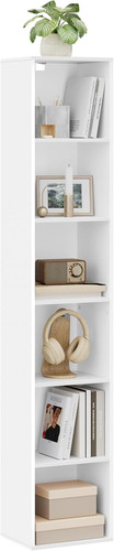 Cube white bookcase - 6, storage