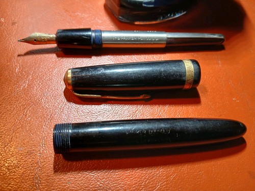 Vintage parker duofold - parker, 14k