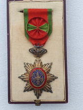 Royal Order of Cambodia, vermilion officer, perfect condition, "Chobillon" case